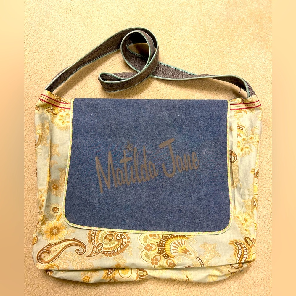 Matilda Jane Vintage Cross Body Reversible Messenger Bag